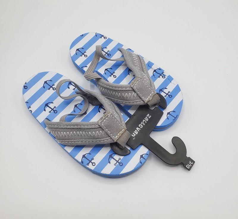 Zac & Evan Toddler Boys’ Canvas Lightweight Sandals 9/10 US New NWOT