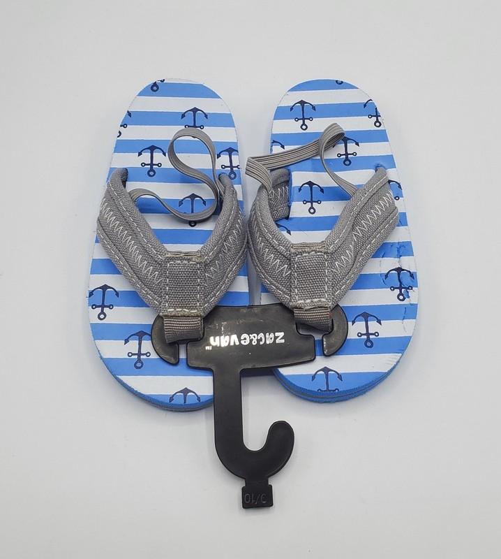 Zac & Evan Toddler Boys’ Canvas Lightweight Sandals 9/10 US New NWOT