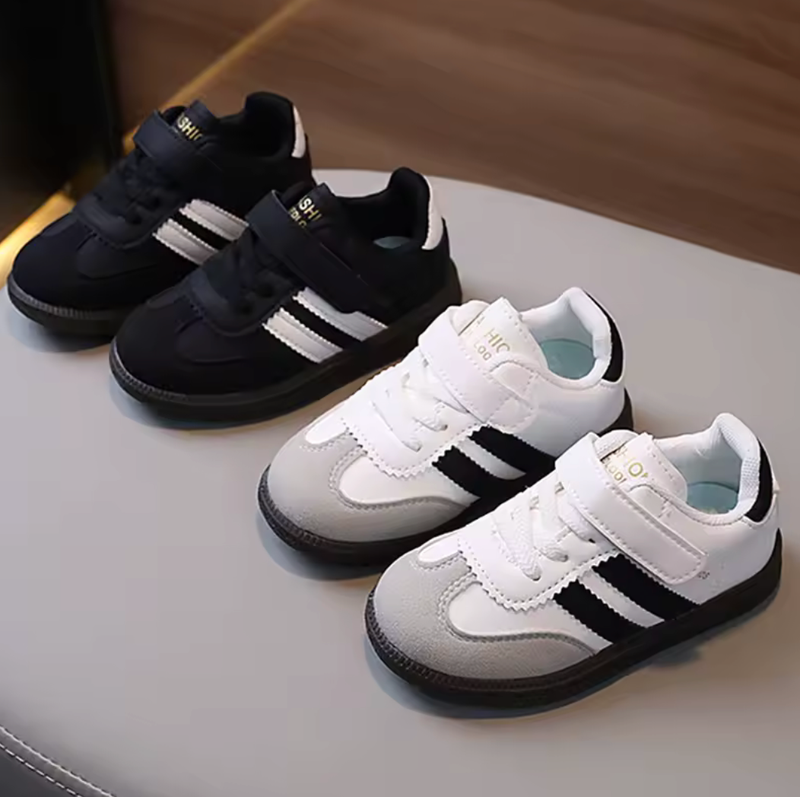Zapatos de Niños Para Bebe Caminar Correr Piel Antideslizantes Primeros Pasos