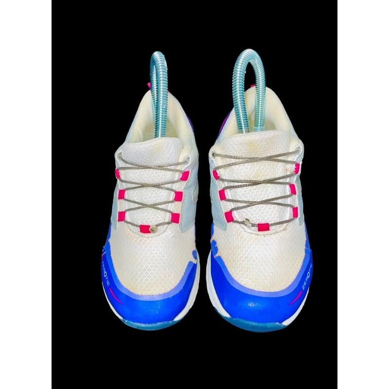 ZeroTie "Soft Hill" Girls Running White Purple Lightweight Drifter Sneakers 2