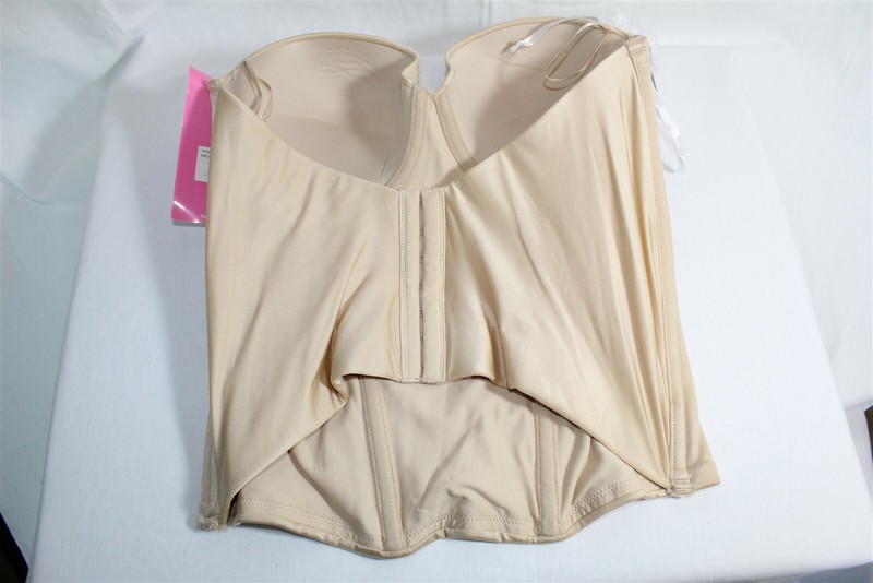 038X04 Maidenform 00896 Self Expressions Strapless Slimmer 38B Beige (NWD)