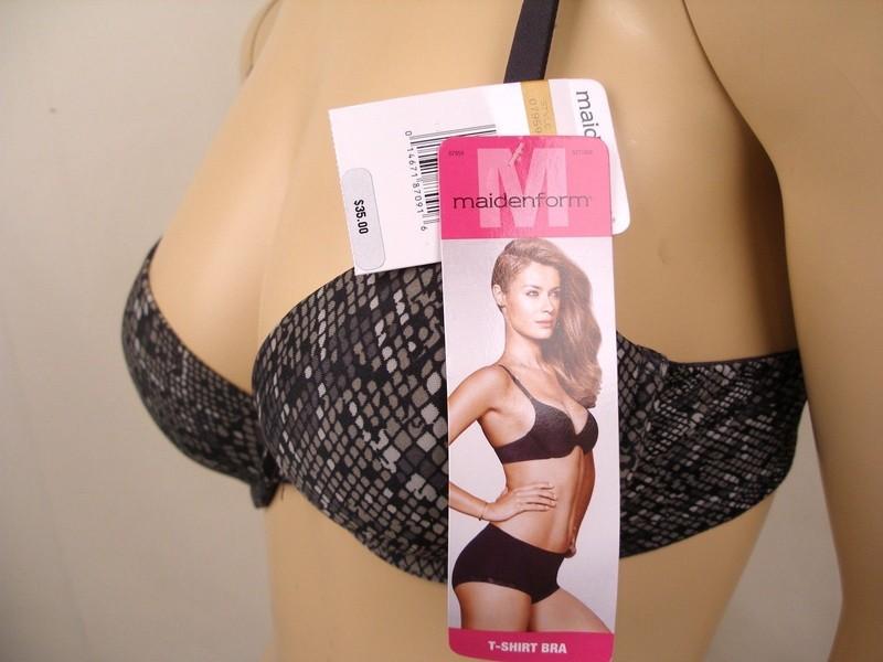 07959 Maidenform T-shirt Bra Party On Python ONE FAB FIT 36b Size NWT 7959