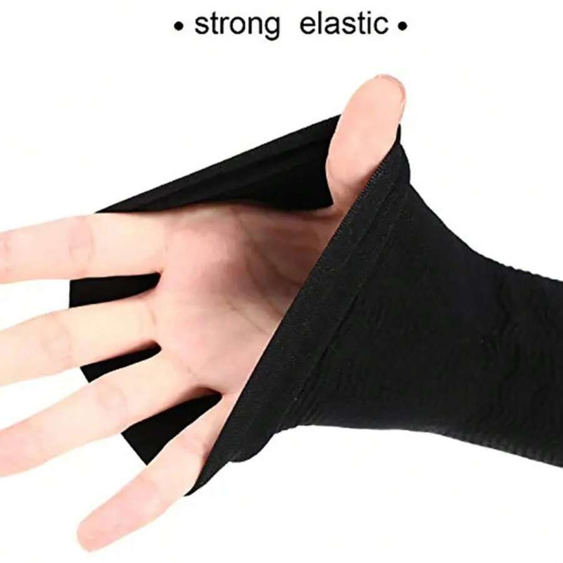 1 Pair Slimming Arm Sleeves Elastic Slim Upper Arm Compression Shapers For Women