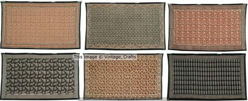 10 Cotton Hand Block Print Scarves Sarongs Pareo Hijab Wrap Beach Wear Indian