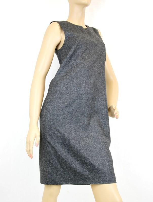 $1040 New Authentic Gucci Women's Wool Grey Dress 325070 ZX809 1194