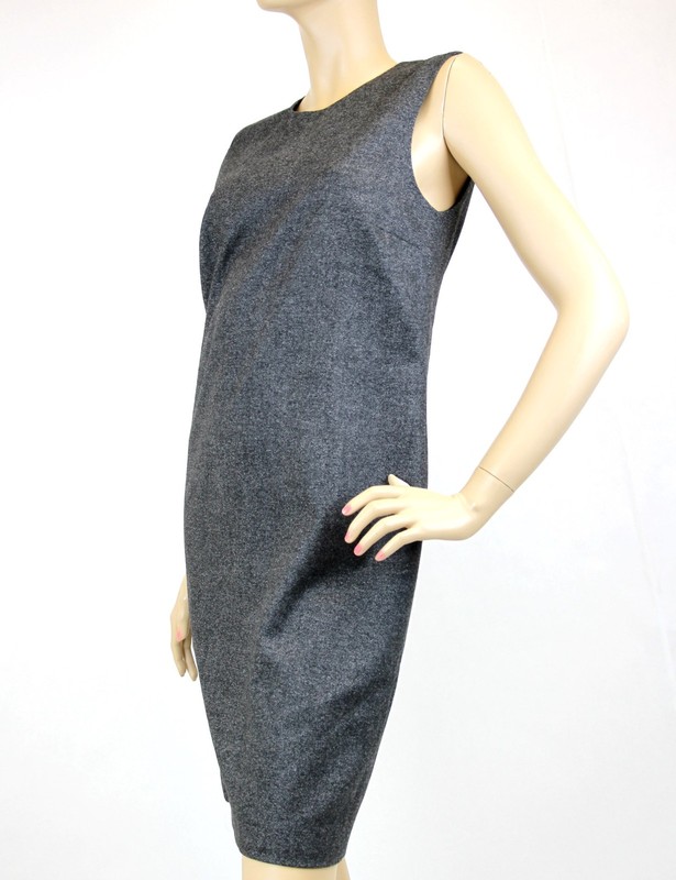 $1040 New Authentic Gucci Women's Wool Grey Dress 325070 ZX809 1194