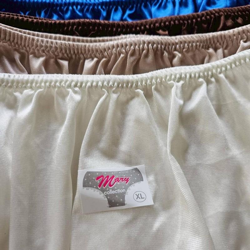 12 Nylon Granny Panties Comfort Underwear Woman Man Briefs High Waist 36"-42" XL