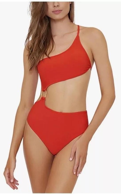 $144 - PQ (PilyQ) Swim Oliver One Piece Swimsuit in Passion Size S