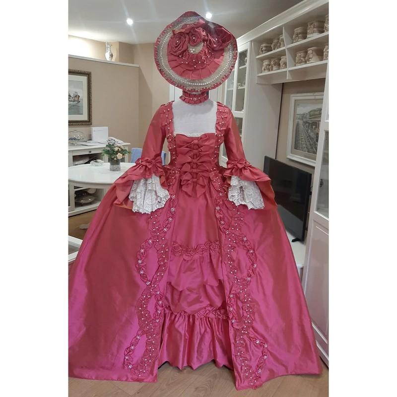 18th Century Victorian Wedding Dresses Court Queen Charlotte Marie Antoinette