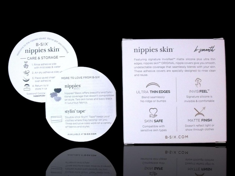 (2-Pair) Nippies Skin B-Six Original Nipple Cover Size 1 S/M (3”) A-C Cups New
