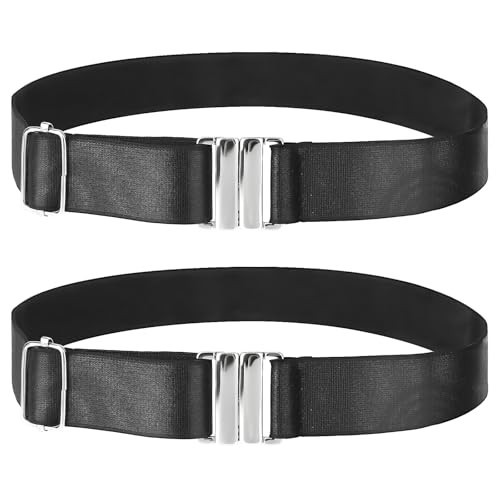 2 Pcs Thigh Garter Belt Black Leg Garter Belt Plus Size Adjustable Garter Bel
