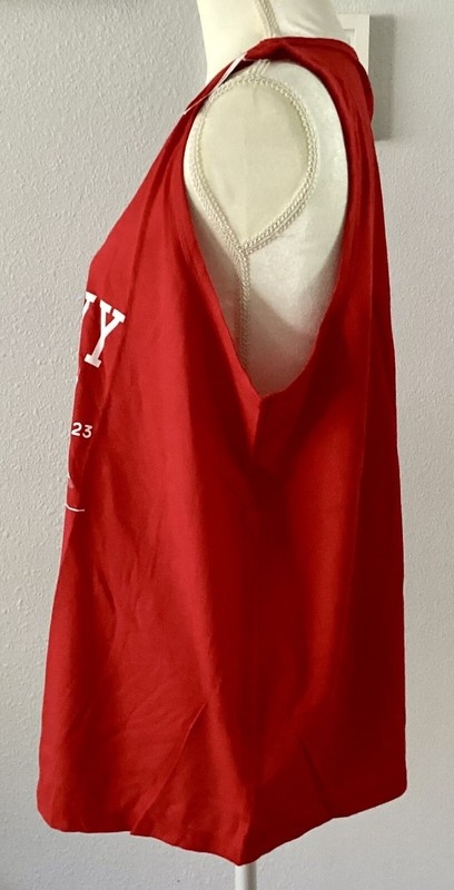 2023 OLD NAVY Graphic American Flag Tank Top Red SZ XXL/2X NWT