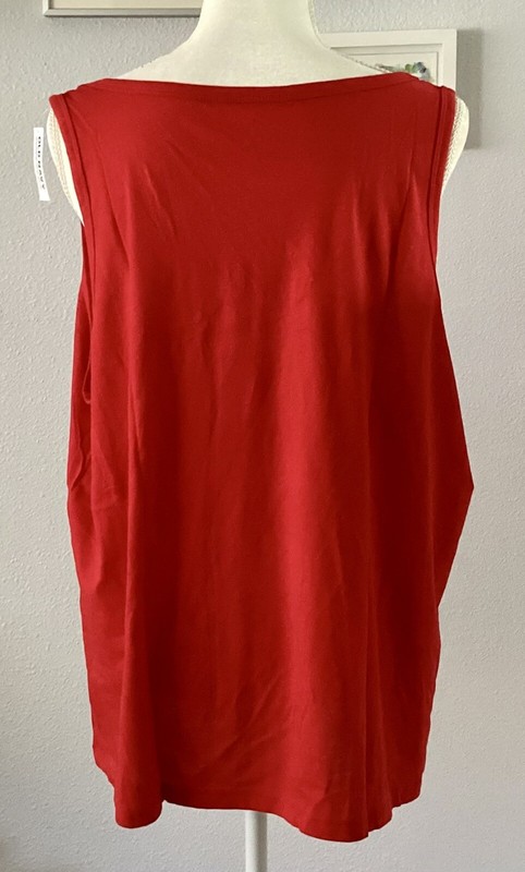 2023 OLD NAVY Graphic American Flag Tank Top Red SZ XXL/2X NWT