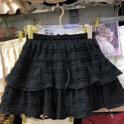 2025 Faldas Mujer De Moda Skirt For Women Party High Waist A-line Sweet Jupe Ruf