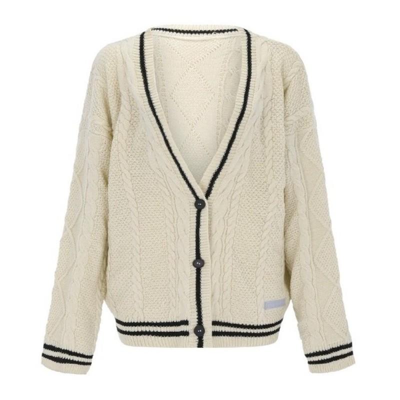 2025NEW Taylor Swift Folklore Album Knit Cardigan Apricot Vintage Preppy Sweater