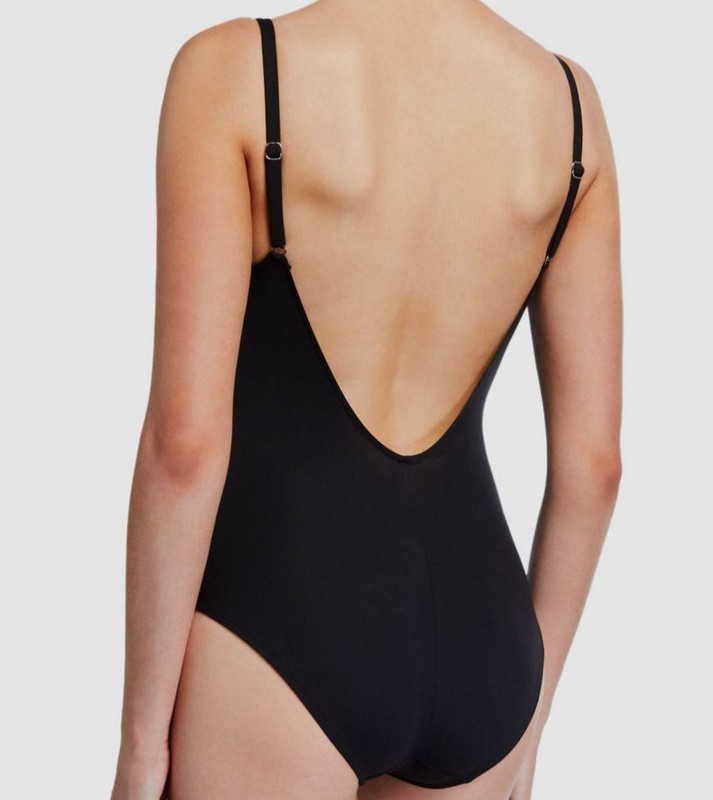 $253 Lise Charmel Women's Black 'Ajourage Couture' One Piece Swimsuit Size S