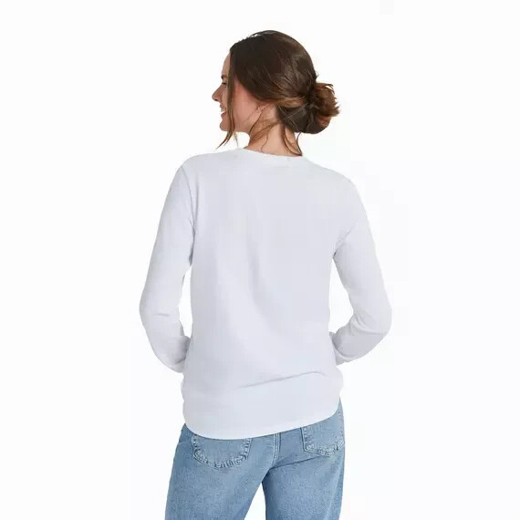 2PC Life Is Good Ladies Long Sleeve Sunshirts UPF 50+ SET ~ Medium ~ FAST SHIP