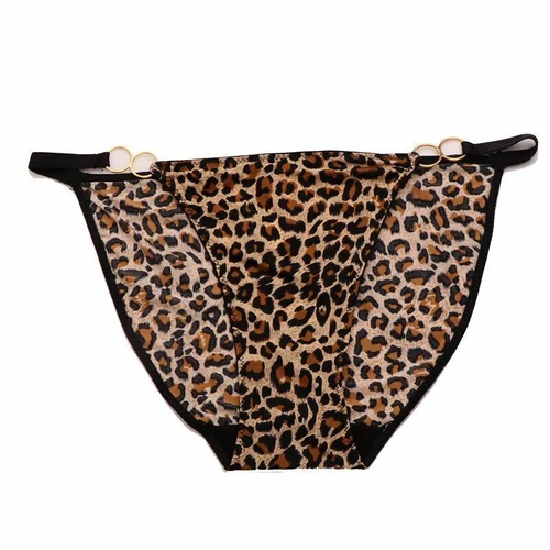 3 Or 5 Packs Lot Sexy Womens Bikini Panties Leopard String Full Briefs Lingeries