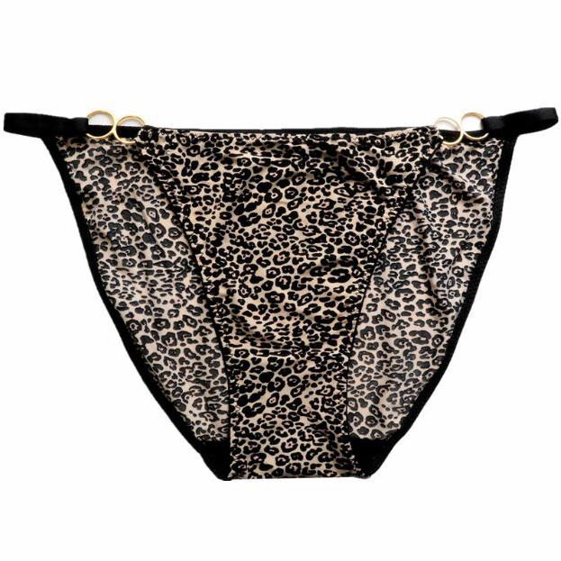 3 Or 5 Packs Lot Sexy Womens Bikini Panties Leopard String Full Briefs Lingeries