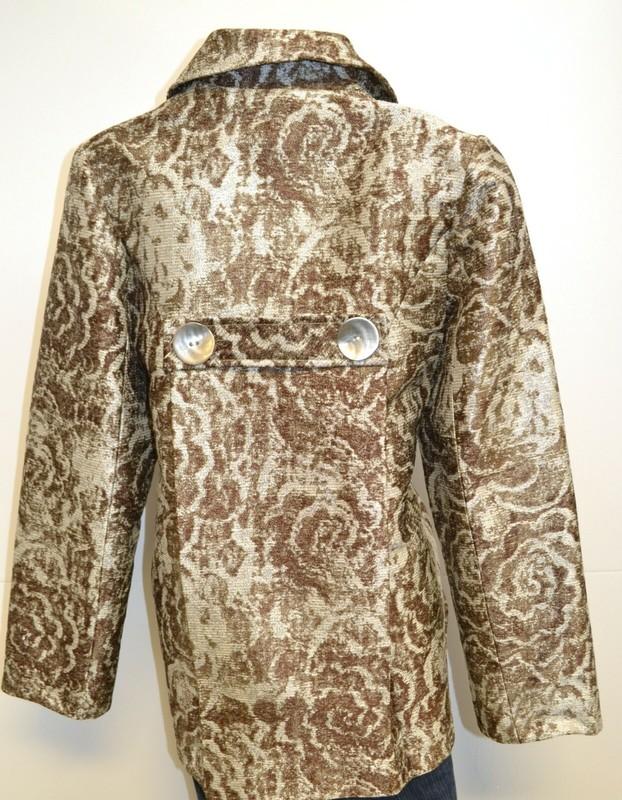 3 Sisters Jacket MEDIUM Swing A-Line Dressy Coat American Made 1846