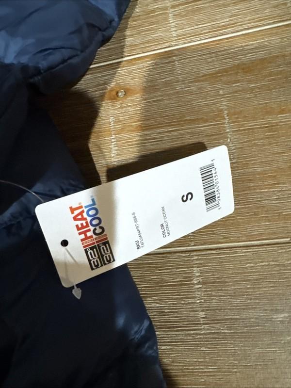 32 Degree Heat Jacket Small Moonlit Ocean Color Full Zip Hooded NWT