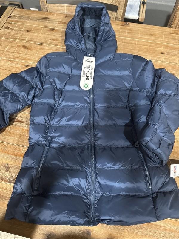 32 Degree Heat Jacket Small Moonlit Ocean Color Full Zip Hooded NWT