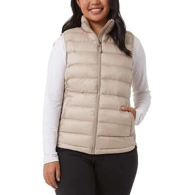32 Degrees Heat Women’s Lightweight Puffer Packable Vest VARIATION