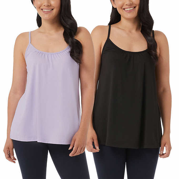 32 Degrees Ladies' Bra Top Cami 2-pack I I41