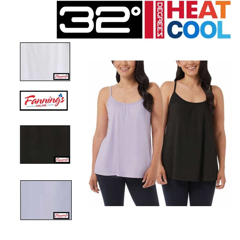 32 Degrees Ladies' Bra Top Cami 2-pack I I41