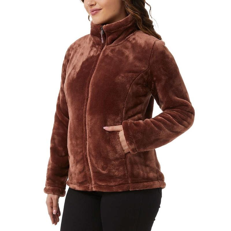 32 Degrees Ladies' Plush Jacket Color Dark Tan Size 3X