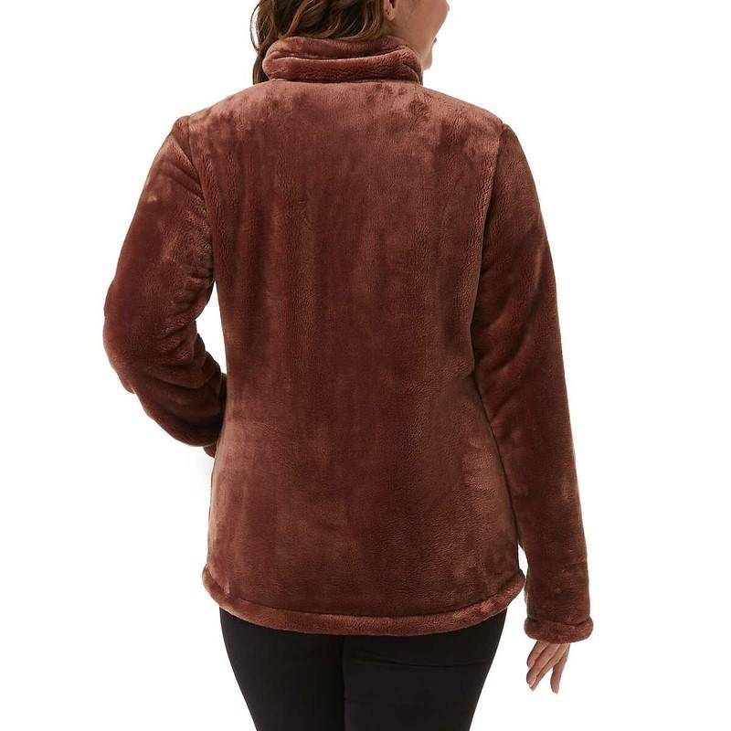 32 Degrees Ladies' Plush Jacket Color Dark Tan Size 3X