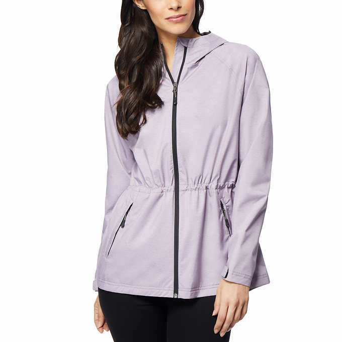 32 Degrees Ladies' Short Anorak Jacket Windbreaker Rain Coat E14