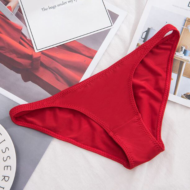 3pack Lot Sexy Women Low Waist Panties Brief Micro Ice Silky Underwear Lingeries