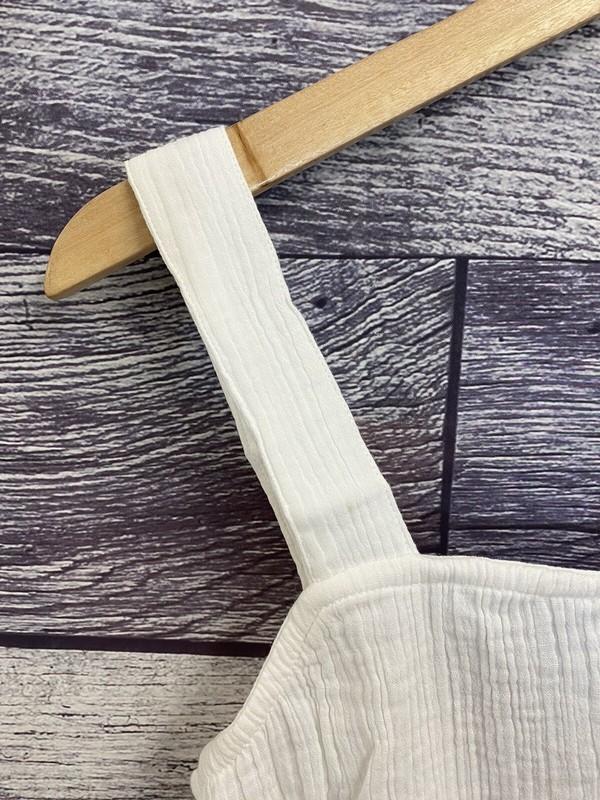 3pc Bundle Ginny Tavik White Crop Tank Top & Black Red Shorts Size Small