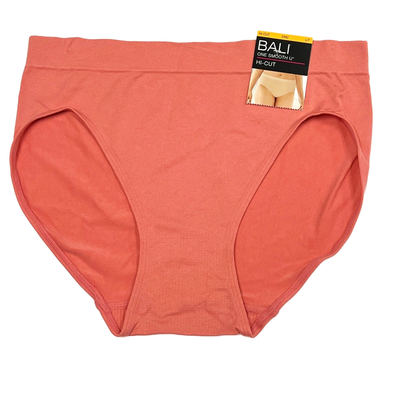 4 Bali One Smooth U Smoothing Hi-Cut Panty NWT 2362 4 PACK Size L 7