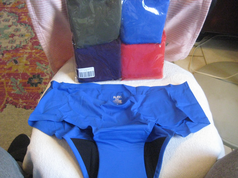 4 PACK RUBY LOVE LEAK PROOF PERIOD PROTECTION UNDERWEAR WOMENS XL
