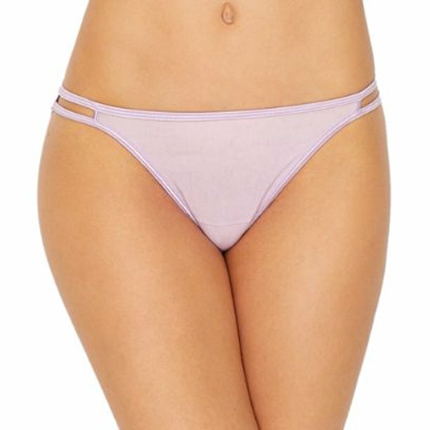 4 Pairs VANITY FAIR String Bikini ILLUMINATION 18108 Panty Solid Colors 7 / L