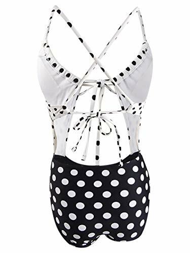 $40 Hula Honey Juniors' Polka-Dotted Cutout One-Piece White Black Size Large