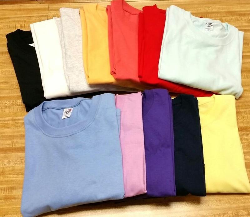 47" inch long coverup. Short Sleeve 100% ctn. Ribbed neck. OSFM. Made in USA