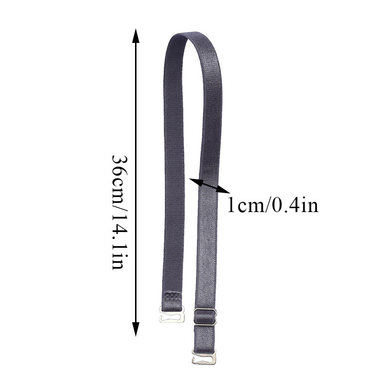 4Pairs Summer Non-slip Adjustable Shoulder Bra Straps 10mm Durable Bra Accessori