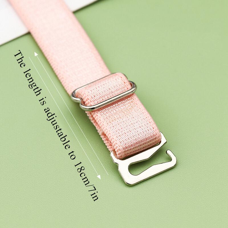 4Pairs Summer Non-slip Adjustable Shoulder Bra Straps 10mm Durable Bra Accessori