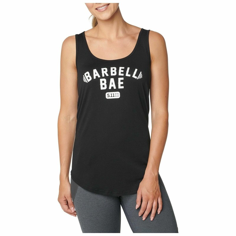 5.11 Tactical Women's Barbell Bae Tank Top Fitted Cotton Fabric Style 31150QA