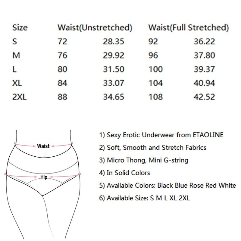 5 Pack Womens Sexy Micro Mini Thong G-String Panties Sexy Lingerie Underwear