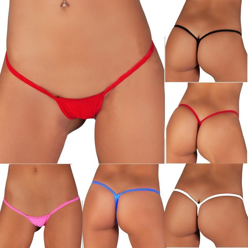 5 Pack Womens Sexy Micro Mini Thong G-String Panties Sexy Lingerie Underwear