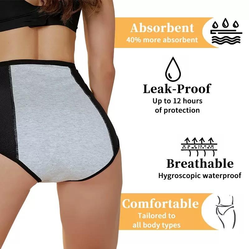 5Pc Women Everdries Leakproof Underwear Incontinence Leak Proof Protective Pants