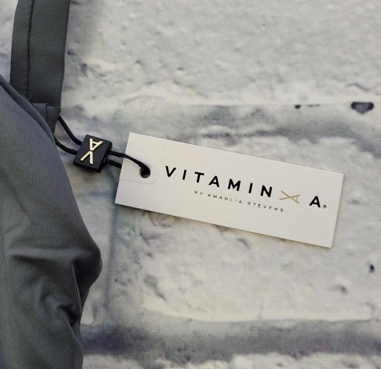 5pcs/pack Leah Grey One-Piece Sustainability Is Sexy Swimsuit Sz Large