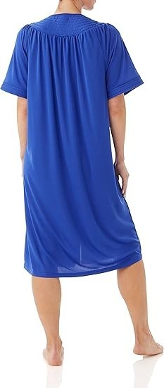 5X PLUS Anthony Richards Green Snap Front Duster Housecoat Night Gown Pajama