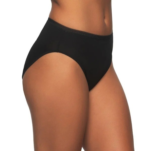 6-Pack Felina Women's Hi-Cut Brief With Lace Trim - NWT