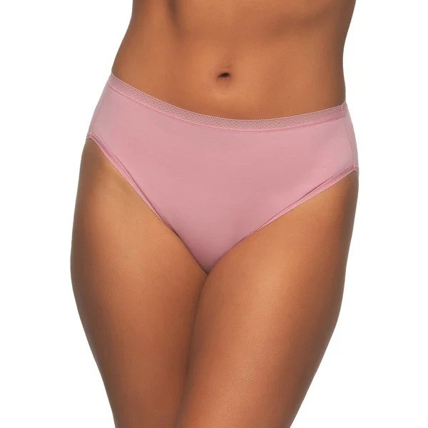 6-Pack Felina Women's Hi-Cut Brief With Lace Trim - NWT