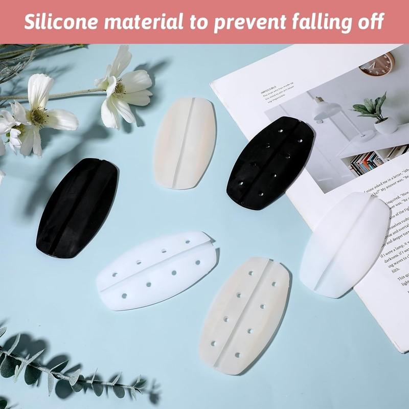 6 Pairs Silicone Bra Strap Cushions Anti-Slip Shoulder Pads For Women 3 Colors